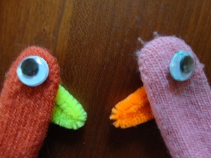 kids turkey puppets
