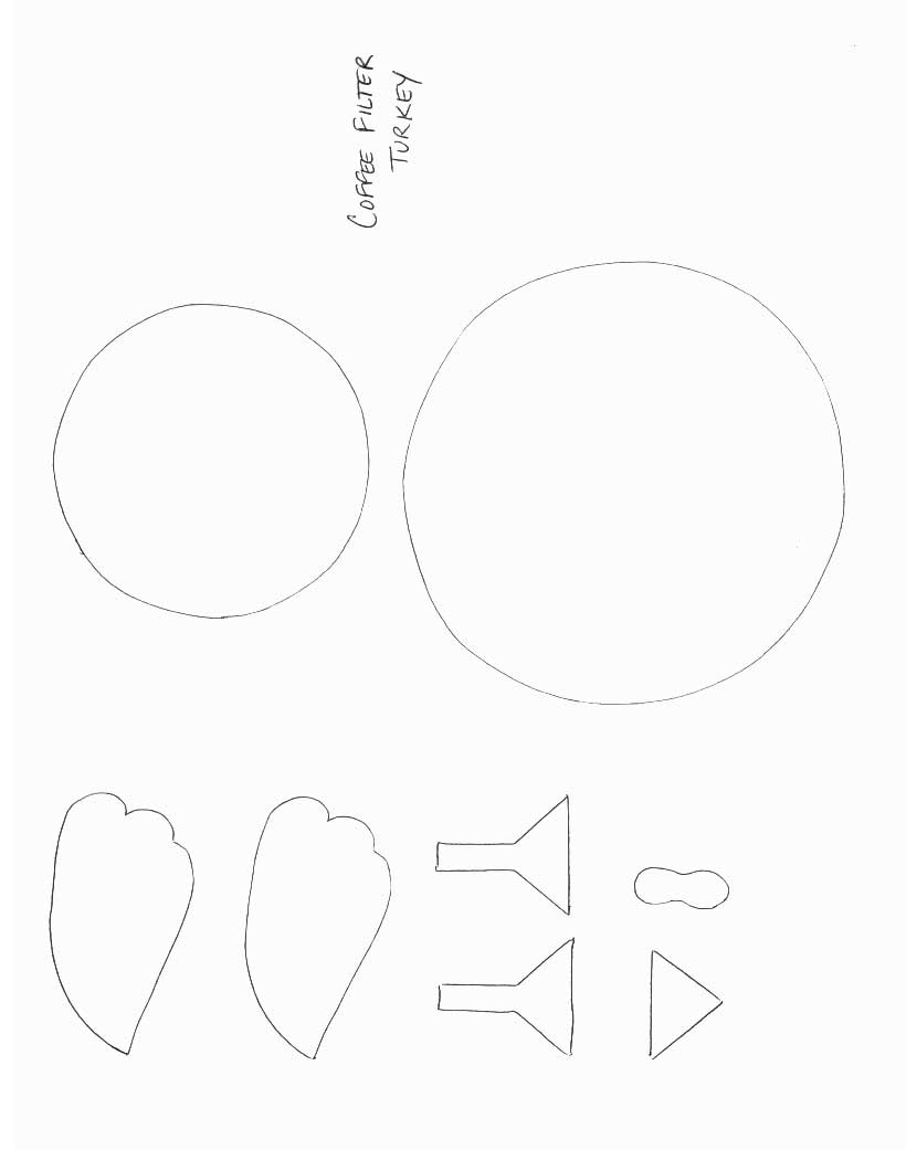 Thanksgiving Crafts Print Your Turkey Template All Kids Network