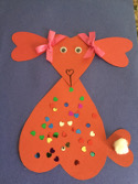 valentine puppy craft