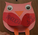 owl valentine craft