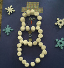 marshmallow snowman craft