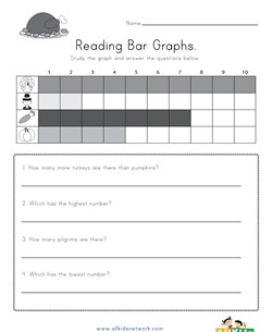 bar graph worksheet colors