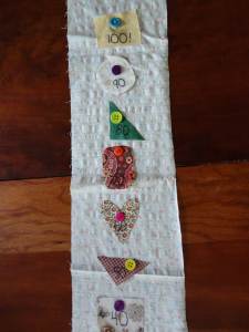 100th day button craft