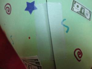 cardstock cone close up