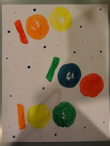 100 days of school potato craft