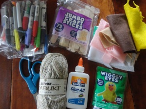 zoo animals craft supplies