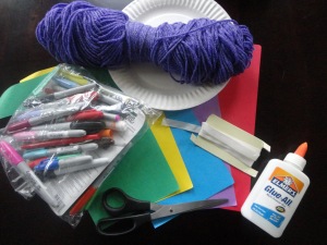 birthday party wreath materials