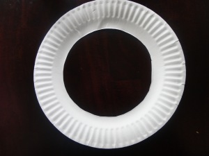 paper plate wreath