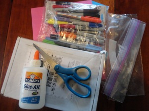 birthday time capsule craft materials