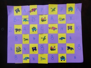 birthday placemats craft