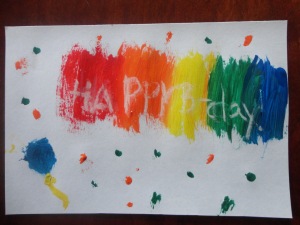secret message birthday party craft