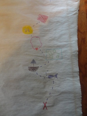 making treasure map