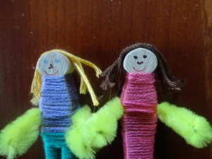 tiny wooden dolls craft