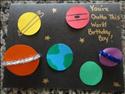 homemade space card craft