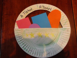 a tisket a tasket nursery rhyme craft