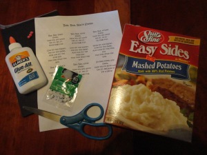 baa baa black sheep craft materials