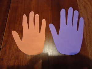 handprint mary mary quite contrary craft