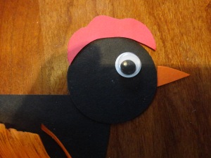 black hen paper craft