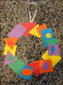 shapes wreath craft