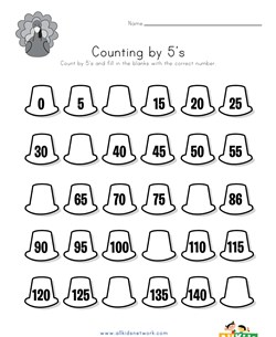 counting by tens worksheet