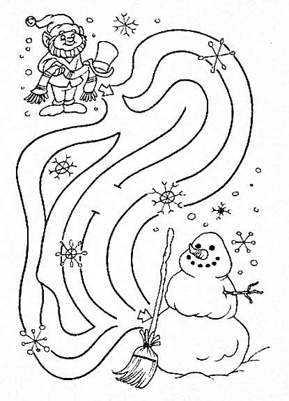 Printable Snowman Template