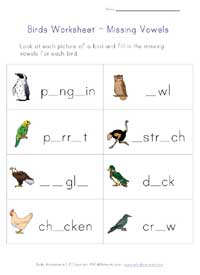 missing letters worksheet