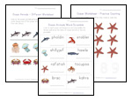 ocean worksheets for kids