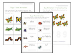 bug worksheets for kids
