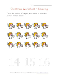 counting worksheet number fifteeen