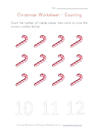 counting worksheet number twelve