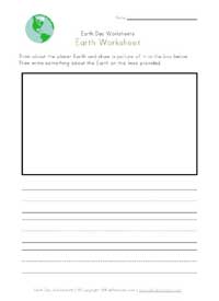 earth day worksheet