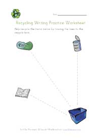 early writing practice worksheet