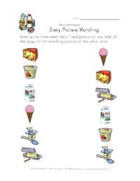 simple dairy worksheet
