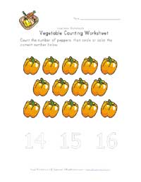 number fourteen worksheet
