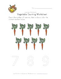 number nine worksheet