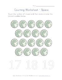 number eighteen worksheet