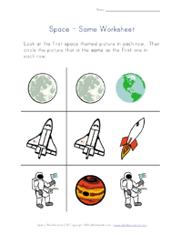 space same worksheet