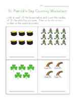 st patricks day counting practice