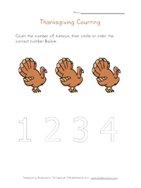 printable thanksgiving counting to 3