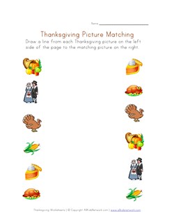 thanksgiving pictures worksheet
