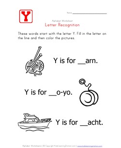 Words that start with the letter Y