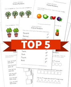 Top 5 1st Grade Ordinal Numbers Kids Activities