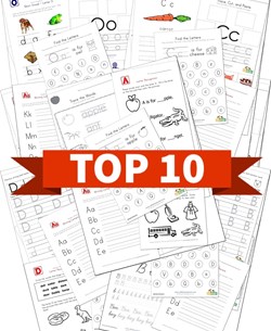 Top 10 1st Grade Worksheets by Letter Kids Activities