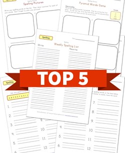 Top 5 Customizable Spelling Kids Activities