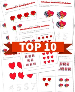 Top 10 Valentine's Day Numbers Kids Activities