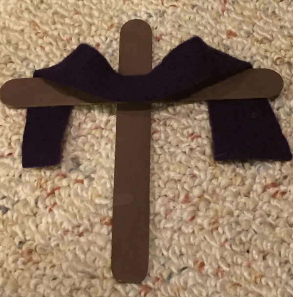 easter cross craft step 5