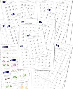 subtraction worksheets