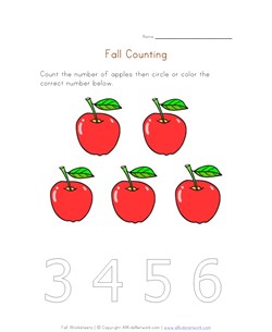 fall counting to five