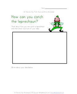 Catch a Leprechaun Writing Worksheet